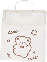 Yardenfun Fabric Storage Bag Bedside Storage Bag Wall-hanging Storage Bags Hanging Storage Organizer Wall Storage Organizer Dormitory Storage Bag Wall Storage Hanging Bag Cotton Linen Beige