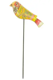 Painted Iron Canary Flower Spike--DWBH-AC222