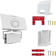 Router Mount + Power Supply Brackets Holder for Starlink Gen 3 , Tailored, Space-Saving, Tool-Free, No-Drilling, Strong Adhesive Tape, Small, Lightweight Design