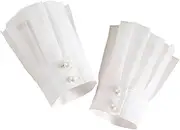 [WESIEVYA] Chiffon Wrist Lolita Costume Accessories White Wrist For Women Wrist