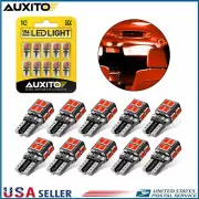 AUXITO Pure Red T10 194 192 168 LED Parking Light Bulbs Super Bright Error Free