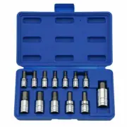Metric Hex Bit Socket Set | 13pc Allen Key Ratchet Wrench 1/4" 3/8" 1/2" Drive