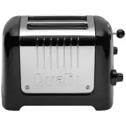 Dualit 2 Slice Lite Toaster Gloss Black DU26208