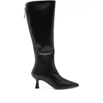 [Aeyde] Aeyde Leather Zip-fastening Knee-high Boots 39 IT BLACK