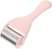 TOVINANNA Facial Massage Roller Ice Roller Skin Care Jade Roller for Face Eye Ice Massager Beauty Ice Roller Cube Ice Roller for Face Ice Face Massager Eye Ice Roller Pink Stainless Steel