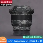 For Tamron 20mm F2.8 Sony E Mount Decal Skin Camera Lens Sticker Vinyl Wrap Film
