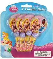 Princess Mini Paddle Balls 4-pack
