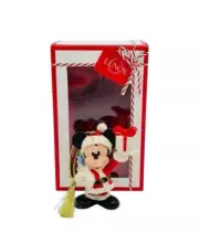 New in Gift Box Lenox Disney 2019 Merry Mickey Mouse Christmas Hanging Ornament