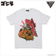 Godzilla T-shirt Mothra Larva feat.STUIDO 696 White TOHO Godzilla Store Monster