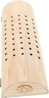 Bamboo Cervical Pillow Neck Support Pillow Moxibustion Heat Therapy Decorative for Bed Sofa
