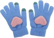 [FRCOLOR] Thick Warm Gloves for Winter Touchscreen Gloves Women Men's Knitted Windproof