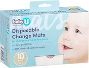 babyU Disposable Change Mats ; Nappy Change On The Go