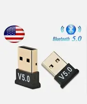 Real Bluetooth 5.0 USB Adapter Wireless Dongle For Desktop Laptop Windows PC TV