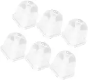 Milisten 6pcs Plant Nursery Pots Dome Covers for Seedlings Vegetable Cloche for Gardening Beginner Friendly Humidity Domes for Healthy Plant Growth