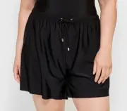 Ladies plus size 26 Black swim shorts Target NEW 5473