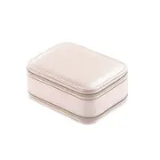 Brand Hot Portable Zipper Jewelry Display Travel Jewelry Box Carrying Cases Organizer Outdoor Leather Ornaments Case Storage