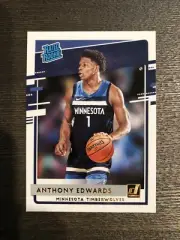 2020-21 Donruss Basketball Anthony Edwards Rated Rookie #201