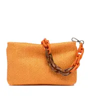 Brenda chain strap shoulder bag One size Orange
