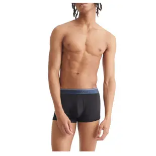 【Calvin Klein 凱文克萊】CK 男士 低腰短版合身四角內褲 精美盒裝 三件組(柔軟舒適 透氣)
