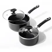 Nonstick Saucepan Set - 1.5 Quart and 2.5Quart,Ultra Non Stick Sauce Pan Smal...