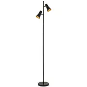 Verik Black Floor Lamps Telescopic Modern Brass Metal Lights Telbix Lighting