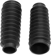 2PCS Front Fork Cover Gaiters Gators Boot Shock Protector for Honda Z50A K1 K2 K3 K4 K5 K6 1970-1975, Z50 Z50A C70CT70H CT70