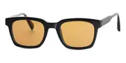 Steve McQueen TERRENCE SUN 028 Men's Sunglasses Black Size 50