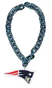 FOCO NFL New England Patriots Team Big Logo Light Up Chain