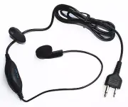 Ear Microphone with PTT for YAESU/VERTEX,ICOM,STANDARD,ALINCO,MAXON Radio