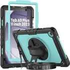 Case for Samsung Galaxy Tab A9 Plus 11" with Shockproof Cover & Shoulder Strap