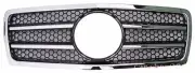 Front Grille Fits Mercedes Benz W210 1995-1999 Pre-Facelift Chrome&Black A Style