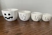 Rae Dunn halloween peanuts collection measuring cups