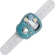 Electronic Finger Counter - Finger Counter Clicker Ring - Handheld Ticker Machine with HD Display Device Portable with Floral Design for Swimming Baseball Golf Crochet