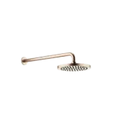 Dornbracht Rain shower w. wall fixing 220 mm Brushed Champagne 28649970-46