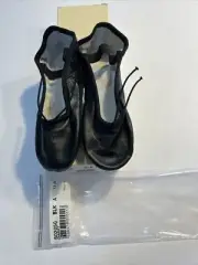 Bloch Black Full-Sole Ballet Shoes Leather Sz Girls 11 1/2A (Narrow)