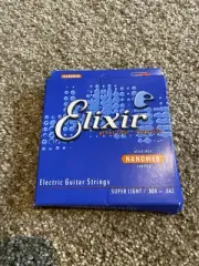 Elixir Nanoweb Super Light Electric Guitar Strings