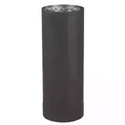6" X 12" Ventis Double-Wall 304L Stainless Steel Black Stove Pipe - VDB0612