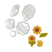 Cookie Stamp Leaf Shaped Biscuit Cutters Kitchen Accessories