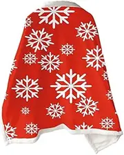 [SUOYUANJIE] Wearable Blanket Christmas Shawl, Ultra Soft Flannel Blanket with Buckle, Warm Cosy Comfy Christmas Throw Blanket Cloak for Women Girls Adults
