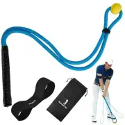 Golf Rope Swing Trainer Set-Golf Swing Training Aid,Improved Golfers Swing Blue