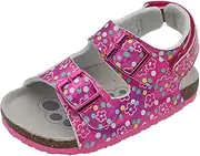 [Chicco] Girls' Triple Adjustable Sandals, fuchsia, 11 AU