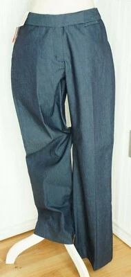 New Isaac Mizrahi Women's Size 8 Indigo Bootcut Pants