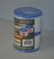 Intex 29001E PureSpa Type S1 Easy Set Spa Filter Replacement Cartridges 2 Pack