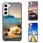 Anti scratch Cover Flight Sky Plane Cloud For Samsung S7 S8 S9 S10 S20 Plus Lite