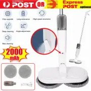 Cordless Electric Mop spin Cleaner 4 In 1 Floor Polisher Sweeper Washer Scrubber