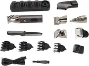 Électrique Cheveux Tondeuse Nez Barbe Sourcils Barbe Reconstation avec 6 Peignes Guide