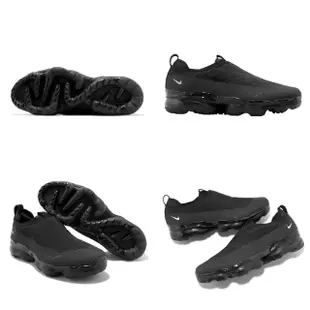 【NIKE 耐吉】休閒鞋 Air Vapormax Moc Roam 男鞋 黑 全黑 氣墊 緩震 套入式 懶人鞋(DZ7273-001)