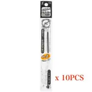 10Pcs Pilot Hi-Tec-C Coleto roller ball pen 0.4mm Refill BLACK w/Tracking# Japan