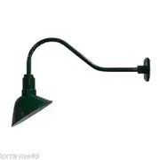 ARK AGB101-AA7-LED &10W PAR-GREEN Angled Reflector Sign Lighting Gooseneck RLM