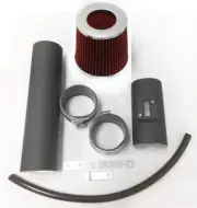 Coated Black Red For 2PC 2013-2017 Ford Flex Taurus 3.5L V6 Air Intake Kit (for: Honda Civic)